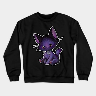 Black cat Crewneck Sweatshirt